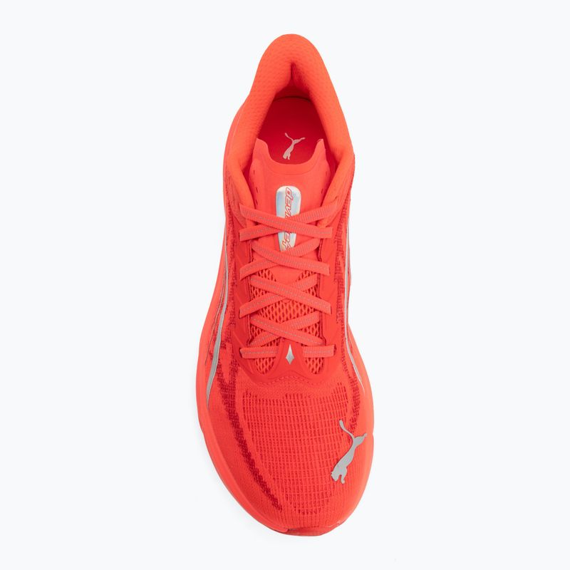 Pánské běžecké boty PUMA Deviate Nitro 4 ultra red/puma silver 5