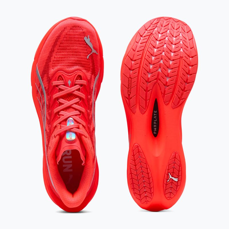 Pánské běžecké boty PUMA Deviate Nitro 4 ultra red/puma silver 5