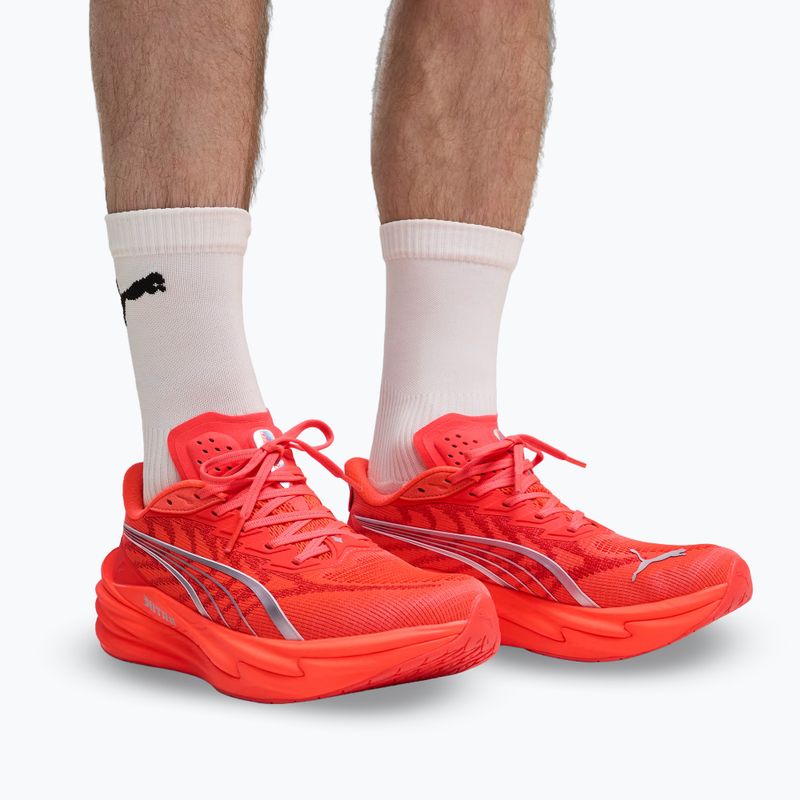 Pánské běžecké boty PUMA Deviate Nitro 4 ultra red/puma silver 7