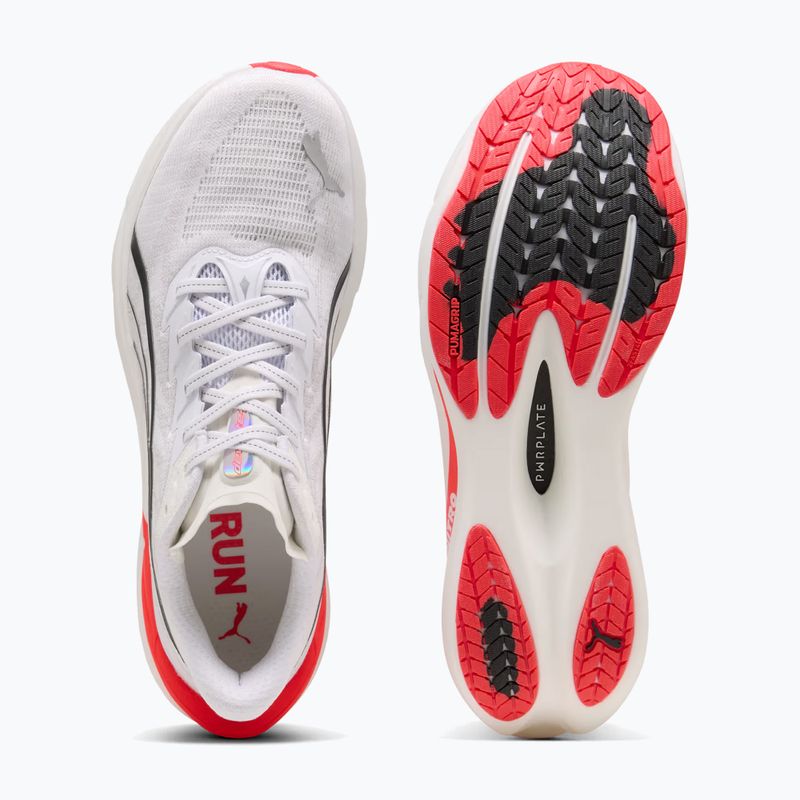 Pánské běžecké boty PUMA Deviate Nitro 4 puma white/ultra red 5