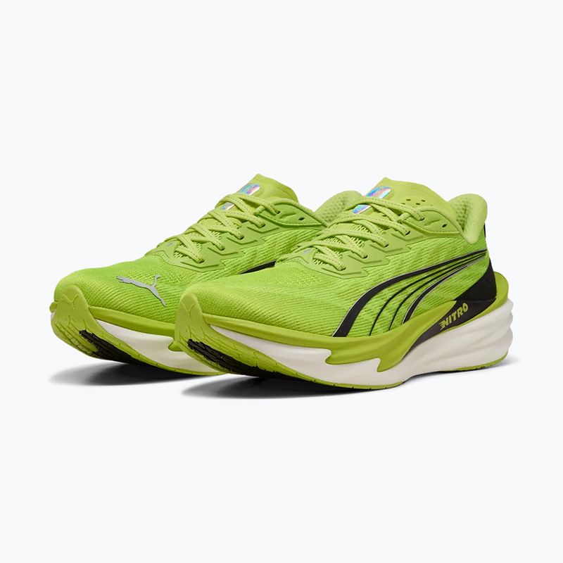 Pánské běžecké boty PUMA Deviate Nitro 4 sunny lime/puma black 3