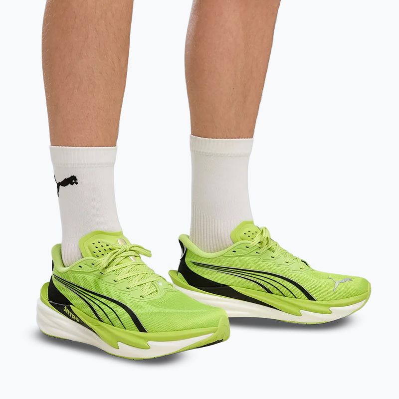 Pánské běžecké boty PUMA Deviate Nitro 4 sunny lime/puma black 6
