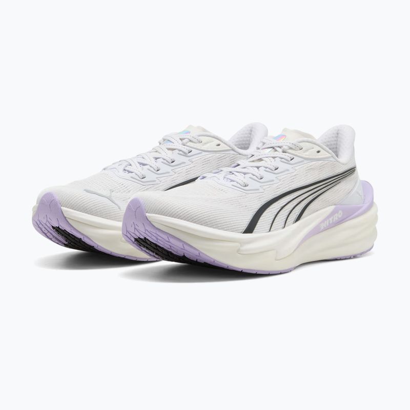 Dámské běžecké boty PUMA Deviate Nitro 4 puma white/light lavender 3