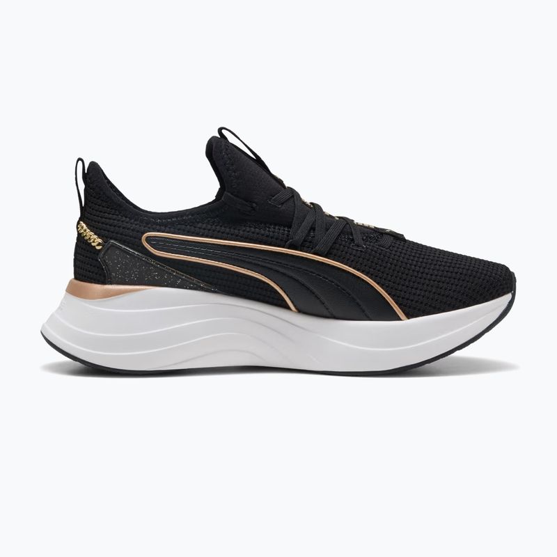 Dámské boty PUMA Softride Sabrina Polished Chrome puma black/puma white/puma gold 2
