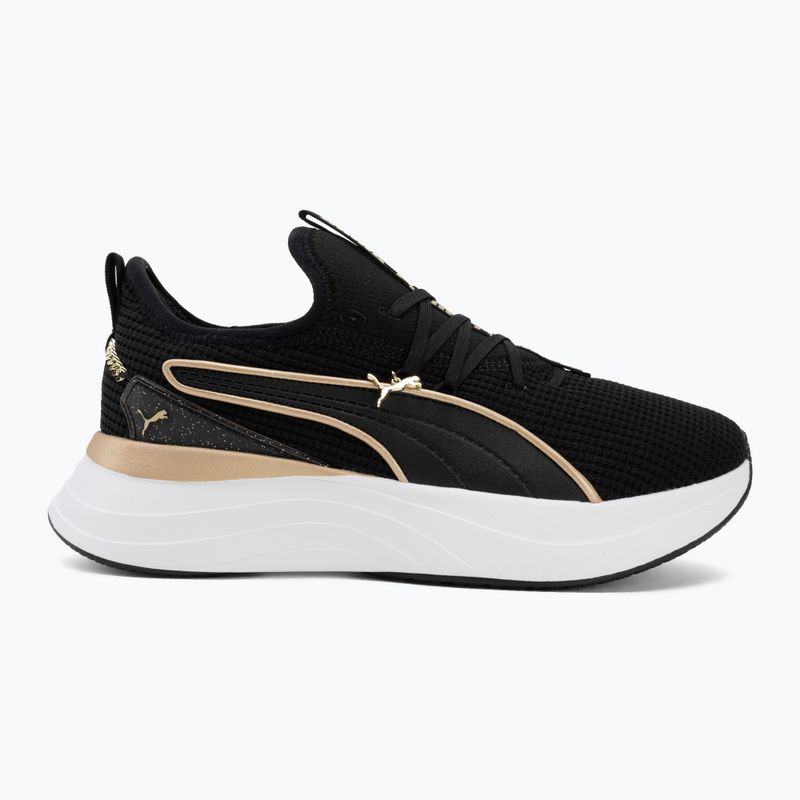 Dámské boty PUMA Softride Sabrina Polished Chrome puma black/puma white/puma gold 2
