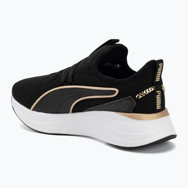 Dámské boty PUMA Softride Sabrina Polished Chrome puma black/puma white/puma gold 3