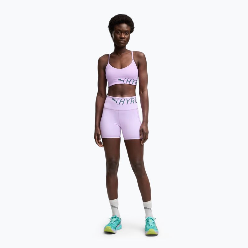 Sportovní podprsenka Puma Hyrox Strappy Pwrmode light violet 3