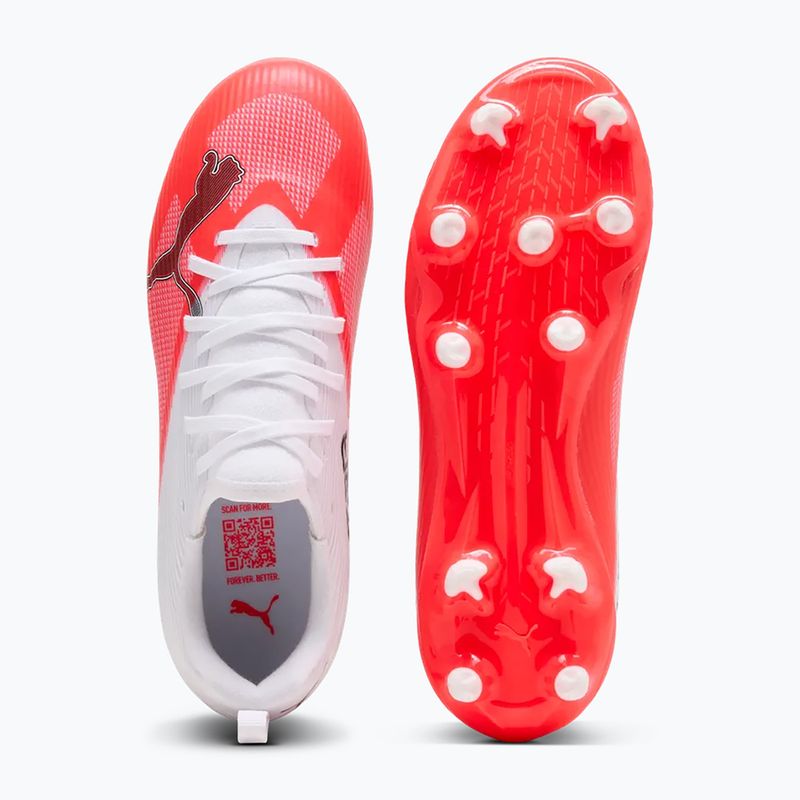 Dětské kopačáky PUMA Ultra 7 Match FG/AG Jr ultra red/puma black/puma white 5