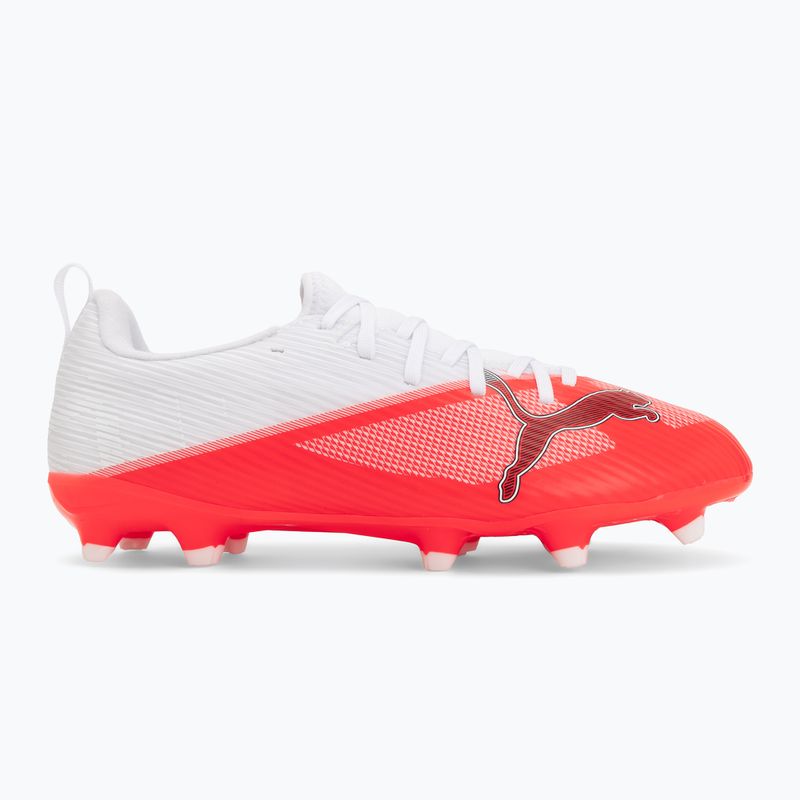 Dětské kopačky PUMA Ultra 7 Match FG/AG Jr ultra red/puma black/puma white 2