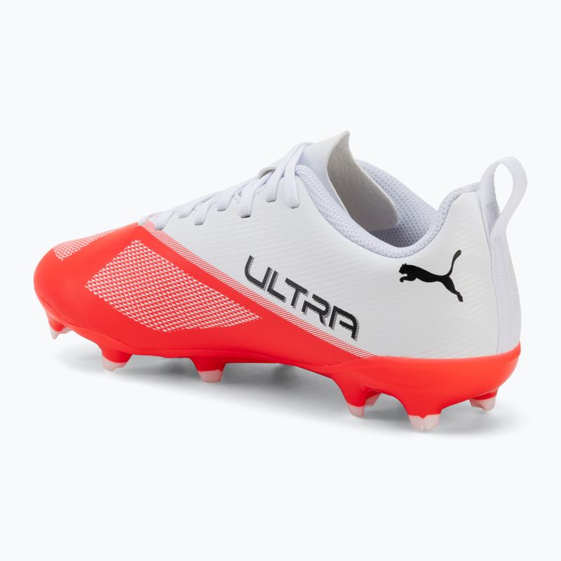 Dětské kopačky Puma Ultra 7 Play FG/AG Jr Ultra Red/Puma Black/Puma White 3