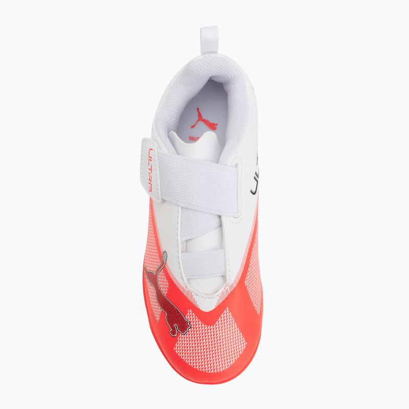 Dětské kopačky PUMA Ultra 7 Play V FG/AG RB Jr ultra red/puma black/puma white 5