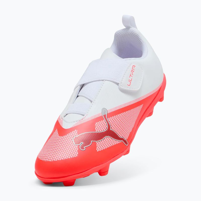 Dětské kopačáky PUMA Ultra 7 Play V FG/AG RB Jr ultra red/puma black/puma white 4