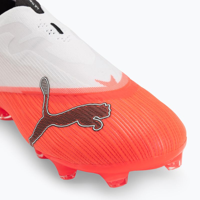 Dětské kopačky PUMA Ultra Nitro 7 Ultimate LL FG/AG Jr ultra red/puma black/puma white 7