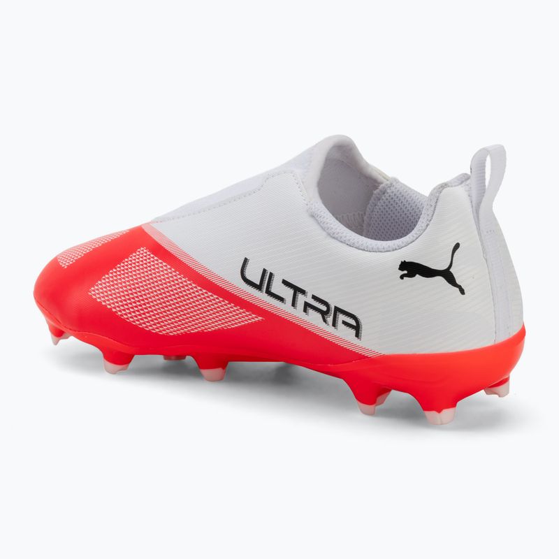 Dětské kopačky Puma Ultra 7 Play LL FG/AG Jr Ultra Red/Puma Black/Puma White 3