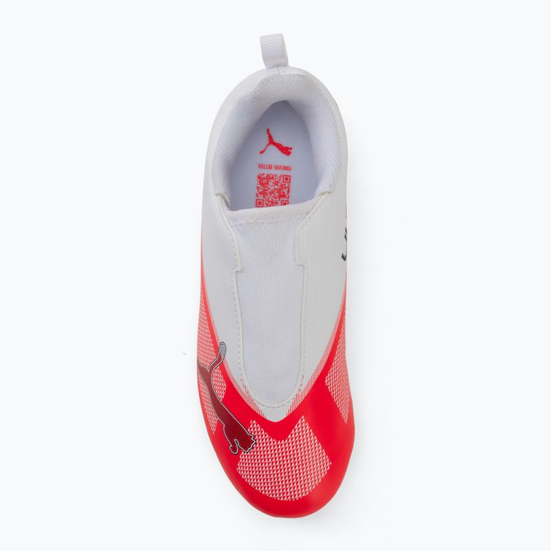 Dětské kopačky Puma Ultra 7 Play LL FG/AG Jr Ultra Red/Puma Black/Puma White 5