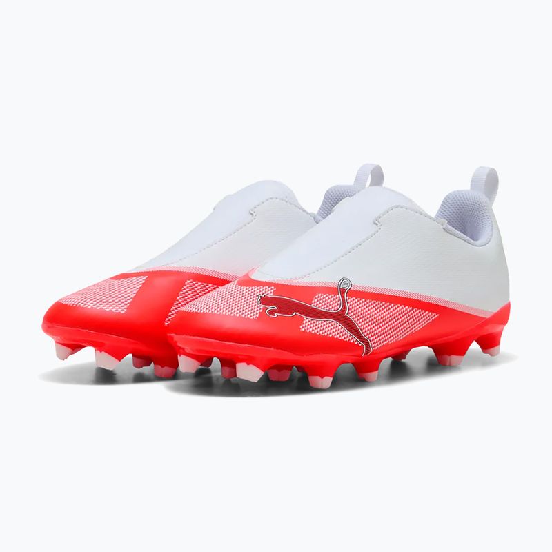 Dětské kopačáky Puma Ultra 7 Play LL FG/AG Jr Ultra Red/Puma Black/Puma White 3