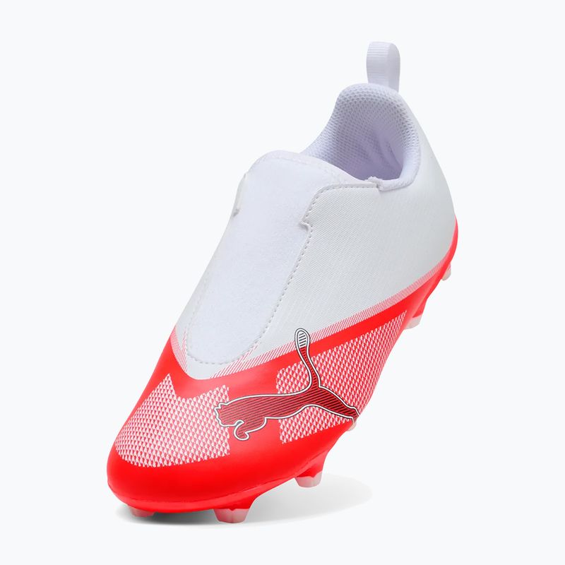 Dětské kopačáky Puma Ultra 7 Play LL FG/AG Jr Ultra Red/Puma Black/Puma White 4
