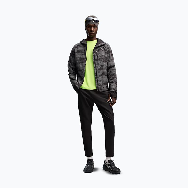 Pánská běžecká bunda PUMA Run Brightstride AOP Primaloft puma black 2