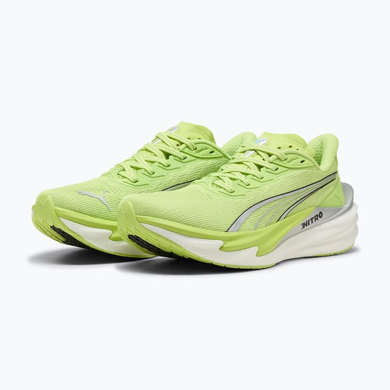 Dámské běžecké boty PUMA Deviate Nitro 4 sunny lime/puma silver 3