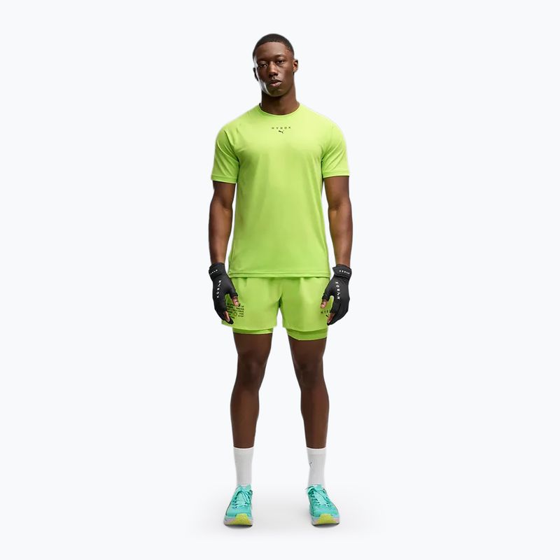 Pánská tréninková tričko PUMA x HYROX Pwrmode sunny lime 2