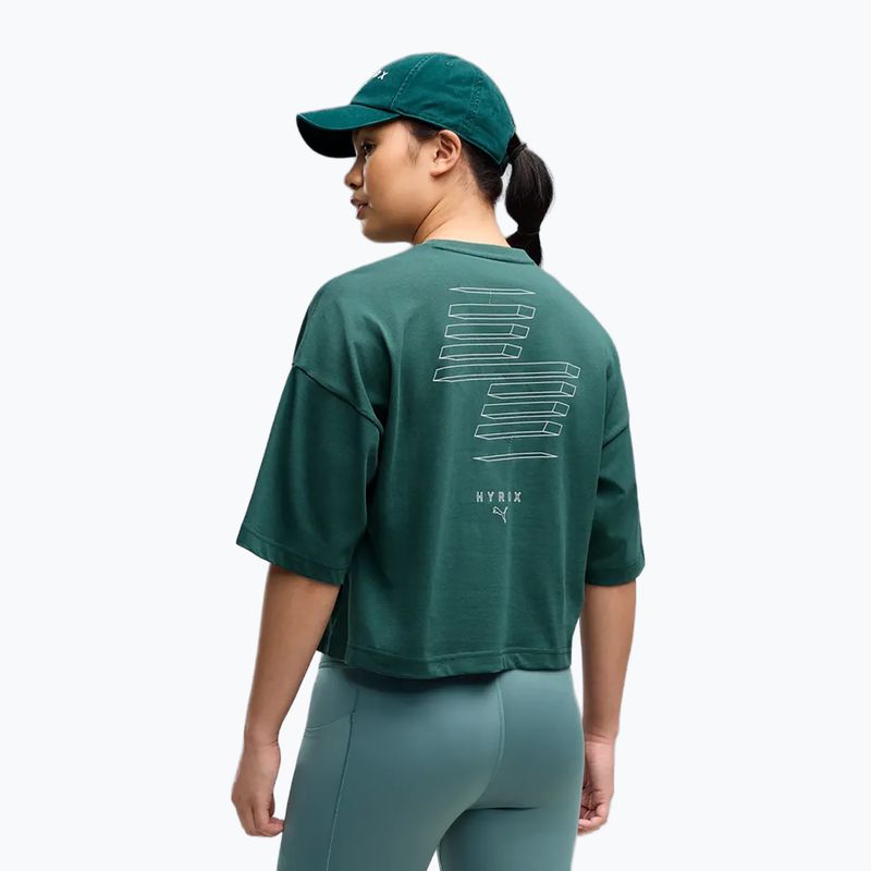 Dámské tréninkové tričko Puma Hyrox Cropped Lifestyle herb garden 3