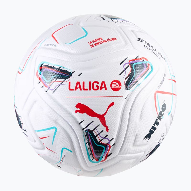 Fotbalový míč PUMA Stellar Nitro Ultimate LALIGA puma white