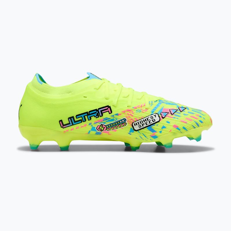 Kopačky PUMA Ultra Nitro 7 Match Advanced Level FG/AG puma white/blue glimmer/pink glimmer/yellow alert 2