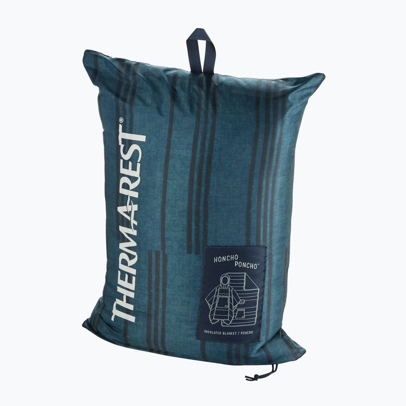 Turistická pláštěnka Therm-a-Rest Honcho blue print 5