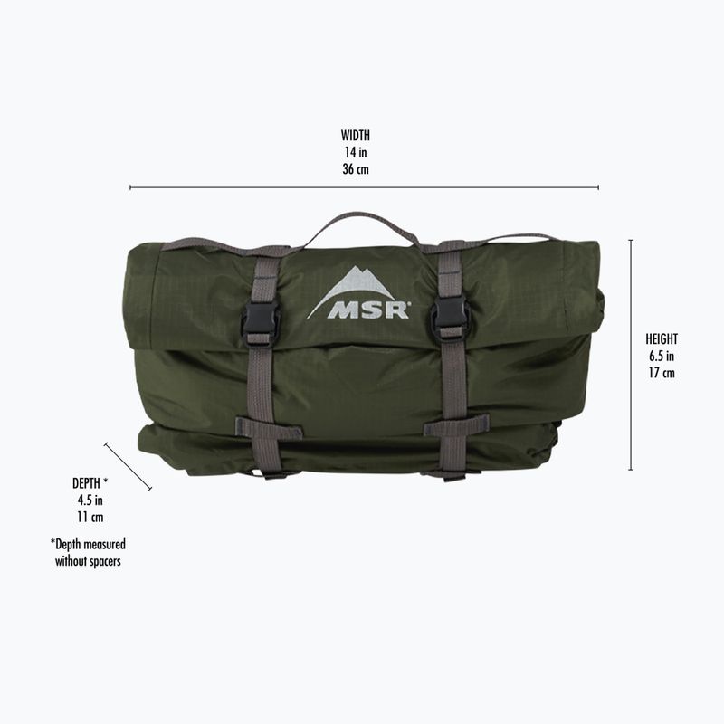 Trekingový stan pro 1 osobu MSR Hubba Hubba Bikepack 1 green 15
