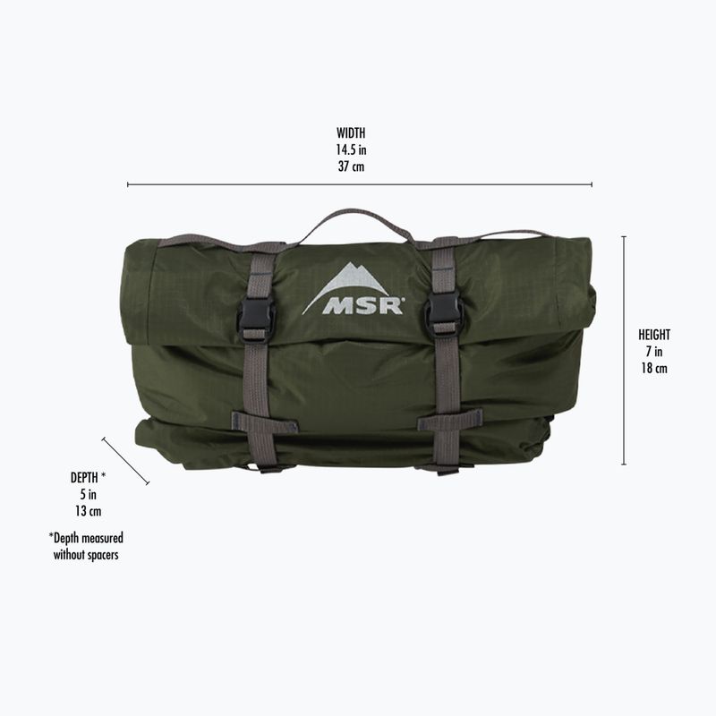 Trekingový stan pro 2 osoby  MSR Hubba Hubba Bikepack 2 green 16