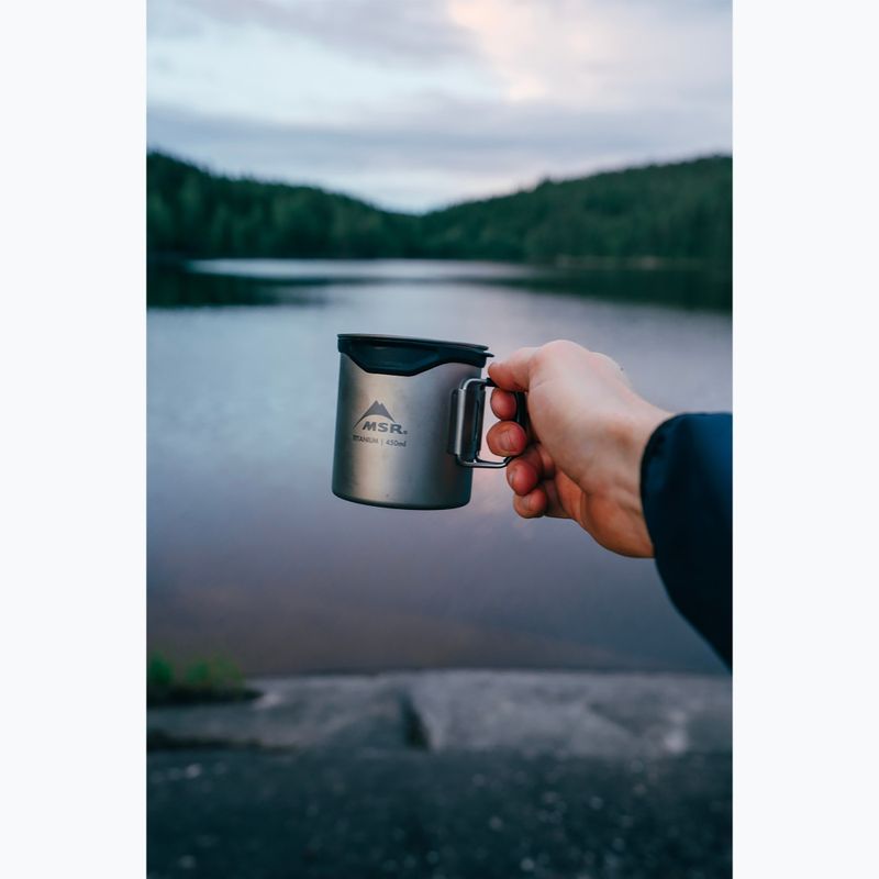 Cestovní hrnek MSR Titan Cup 450 ml titanium 8