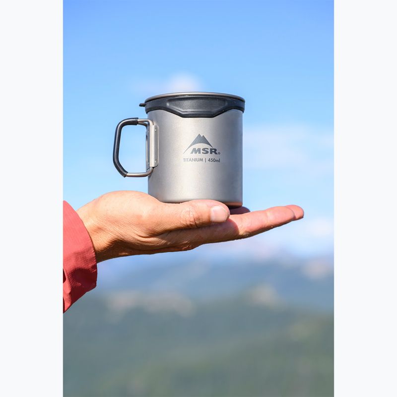 Cestovní hrnek MSR Titan Cup 450 ml titanium 9