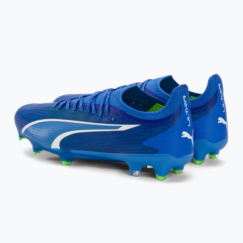 PUMA Ultra Ultimate FG/AG pánské kopačky ultra blue/puma white/pro green 3