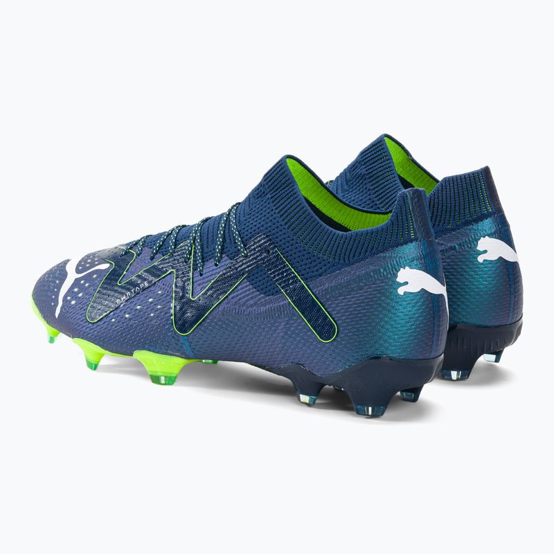 PUMA Ultimate FG/AG pánské kopačky persian blue/puma white/pro green 3