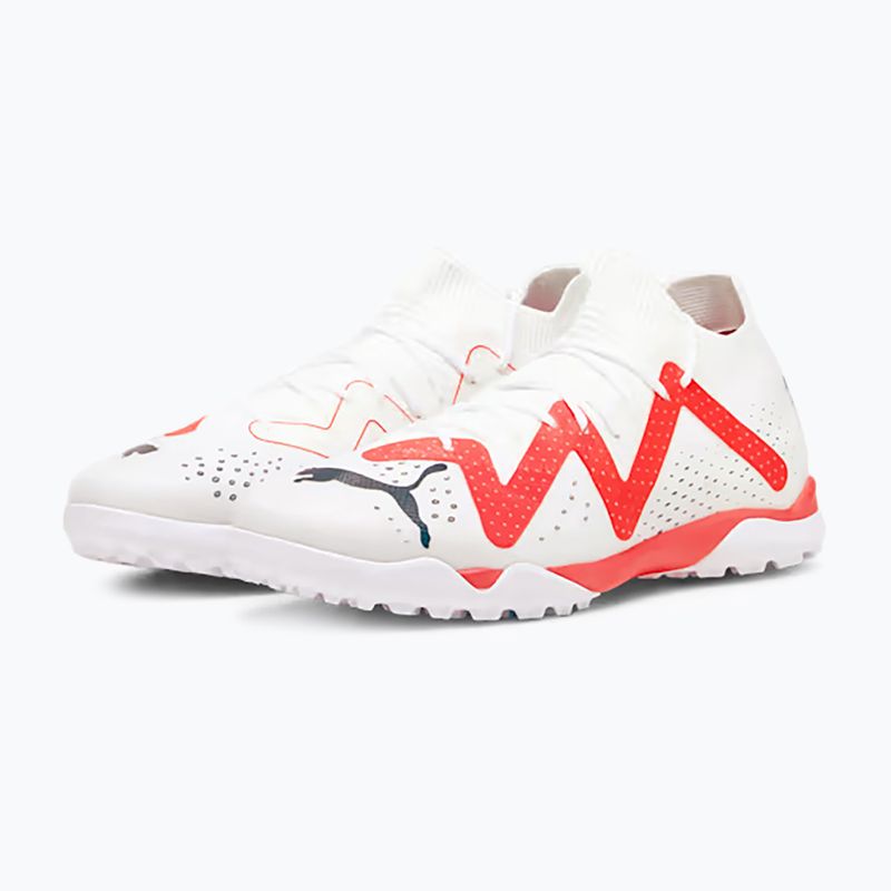 PUMA Future Match TT pánské kopačky puma white/puma black/fire orchid 13