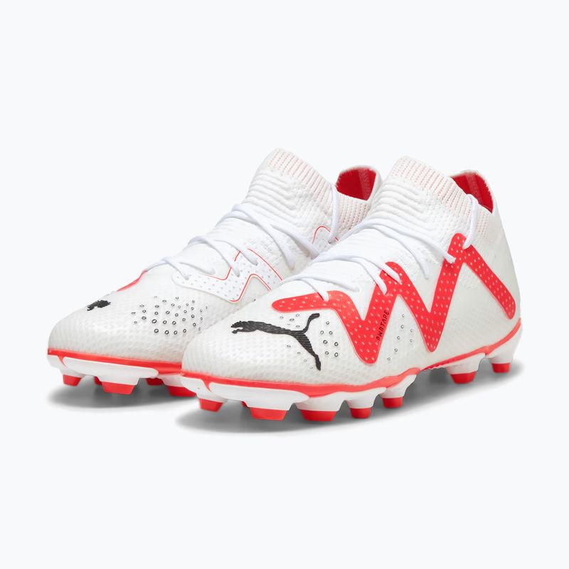 Dětské kopačky PUMA Future Pro FG/AG Jr puma white/puma black/fire orchid 12