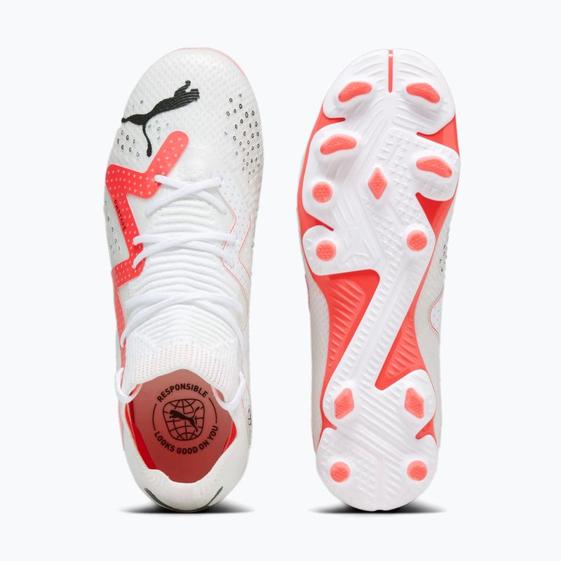 Dětské kopačky PUMA Future Pro FG/AG Jr puma white/puma black/fire orchid 14