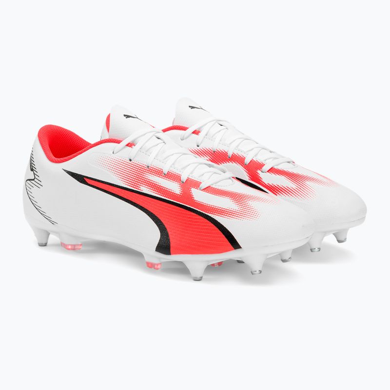Pánské kopačky PUMA Ultra Play MXSG puma white/puma black/fire orchid 4
