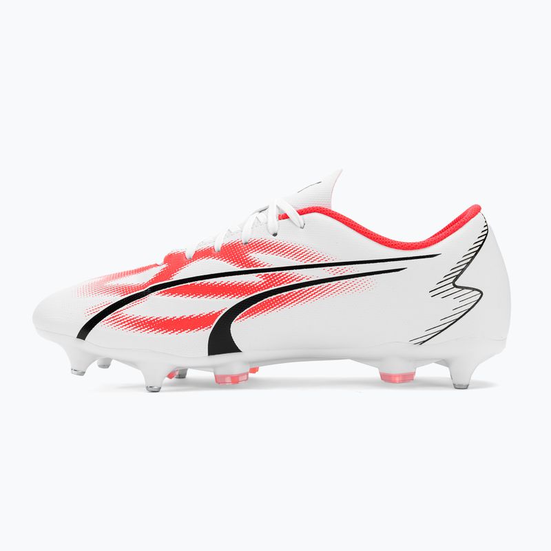 Pánské kopačky PUMA Ultra Play MXSG puma white/puma black/fire orchid 10