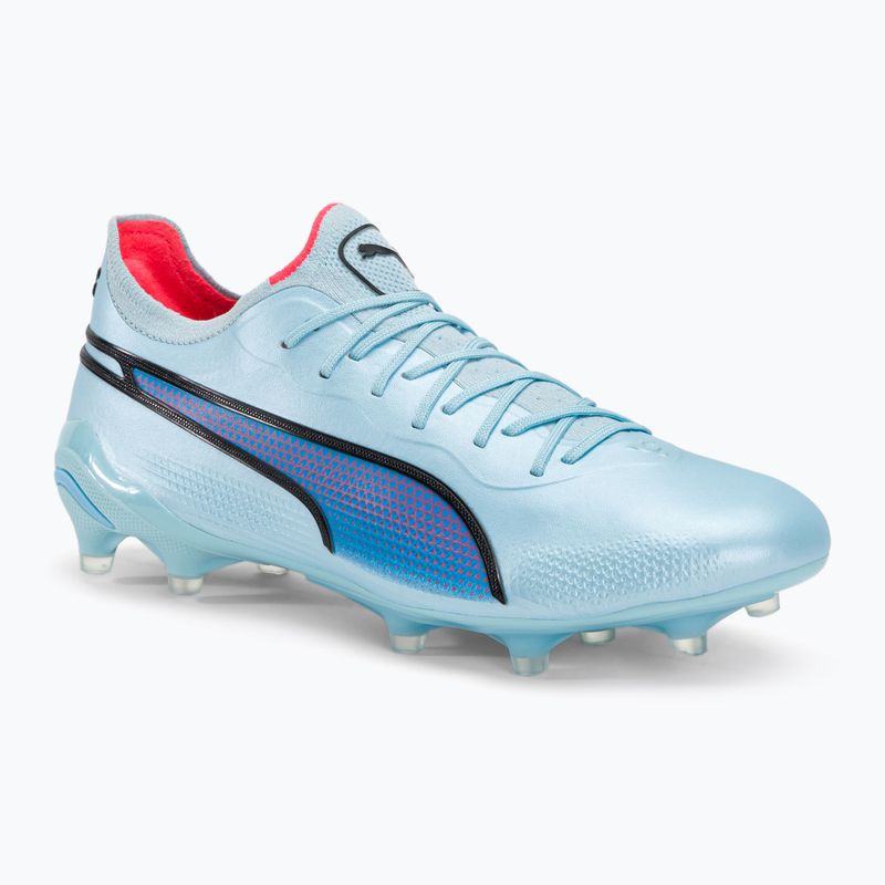 PUMA King Ultimate FG/AG pánské kopačky silver sky/puma black/fire orchid