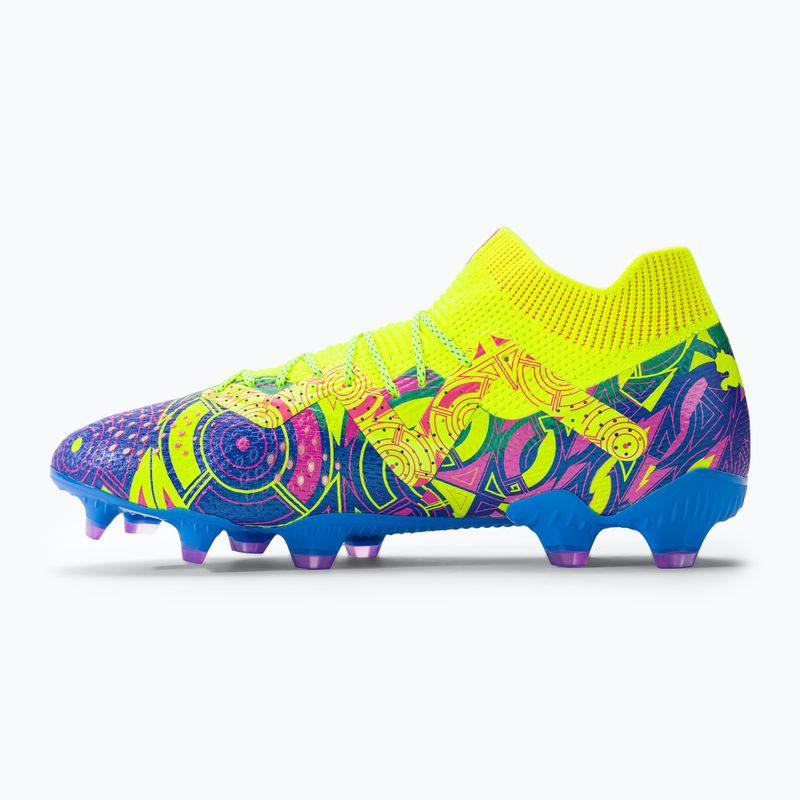 PUMA Future Ultimate Energy FG/AG pánské kopačky ultra blue/yellow alert/luminous pink 10