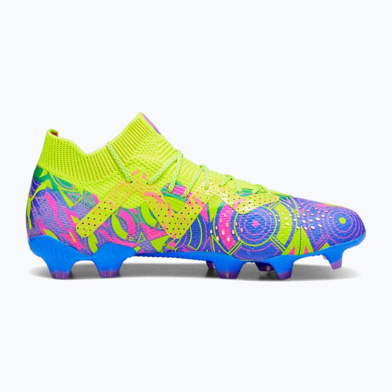 PUMA Future Ultimate Energy FG/AG pánské kopačky ultra blue/yellow alert/luminous pink 12