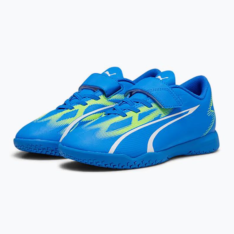 Dětské kopačky PUMA Ultra Play IT V Jr ultra blue/puma white/pro green 8