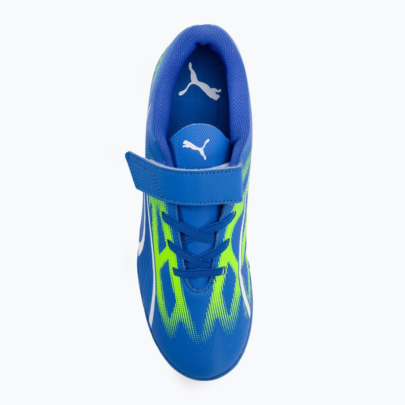 Dětské kopačky PUMA Ultra Play IT V Jr ultra blue/puma white/pro green 6