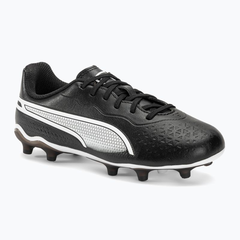 Dětské kopačky PUMA King Match FG/AG Jr puma black/puma white