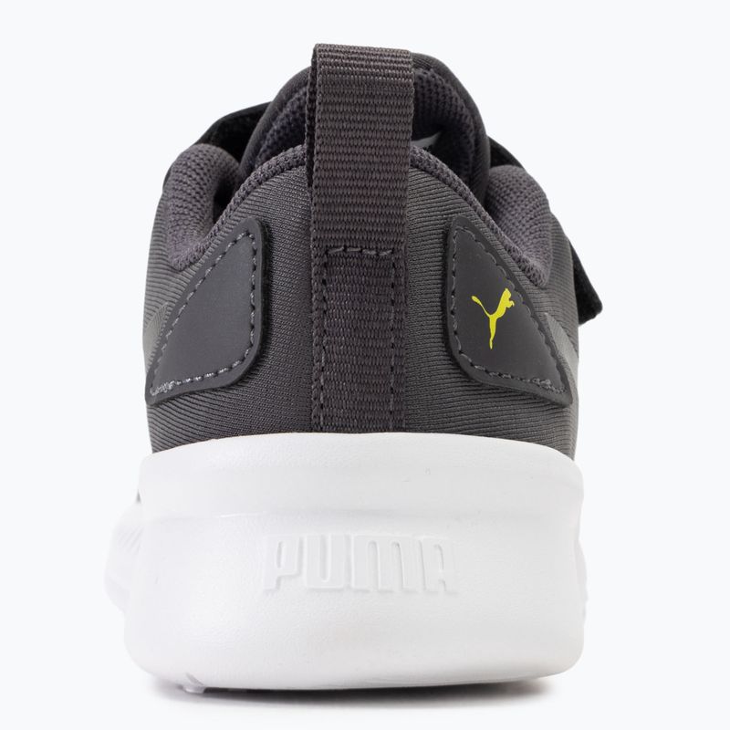 Dětské boty PUMA Flyer Runner V Inf dark coal/puma/black/lime smash  6