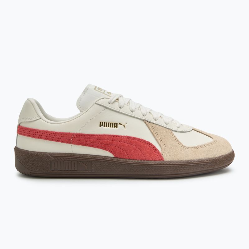 Boty PUMA Army Trainer warm white/granola/astro red 2