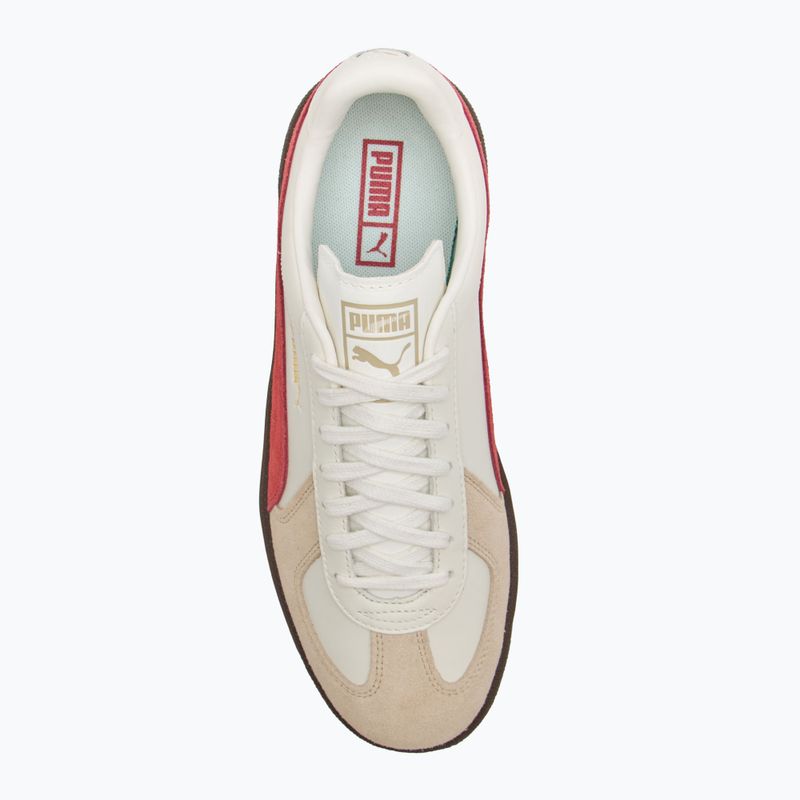 Boty PUMA Army Trainer warm white/granola/astro red 5