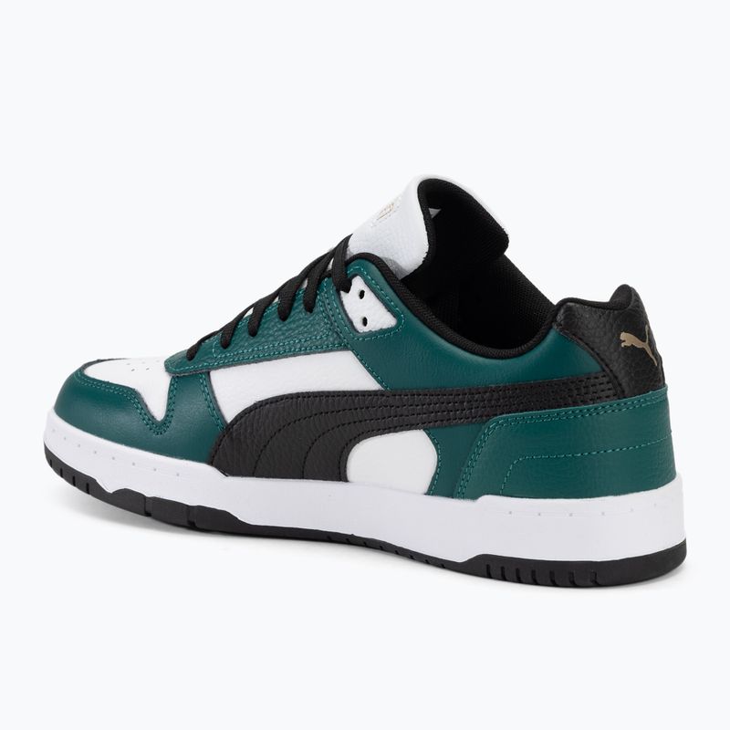 Boty PUMA RBD Game Low puma white/puma black/malachite/puma gold 3