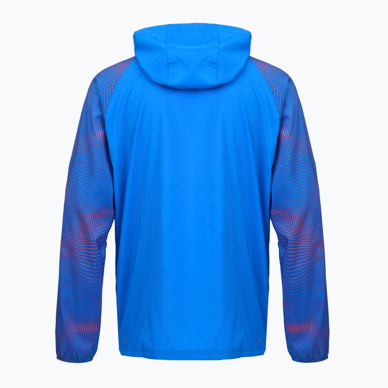 Pánská běžecká bunda Puma Run Favorite Woven Jacket blue/fire orchid 2